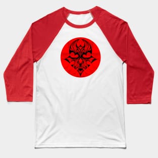 RedSkull Pin Baseball T-Shirt